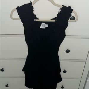 Princess Polly Elegant Black Romper